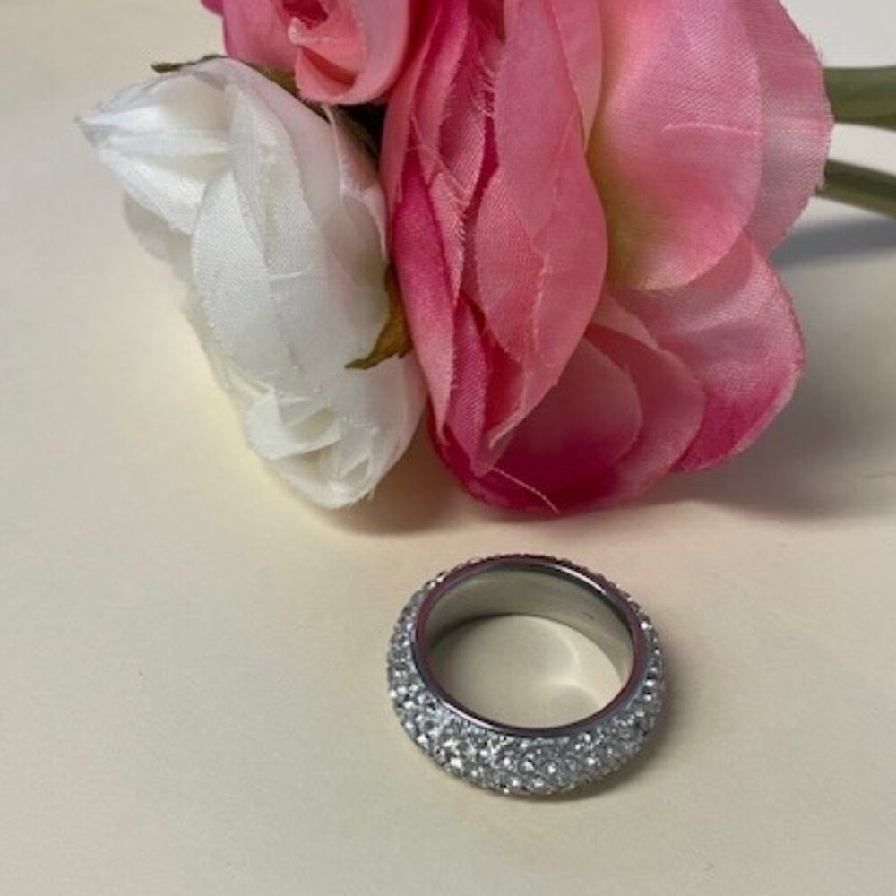 Titanium Crystal Ring - Picture 2 of 4